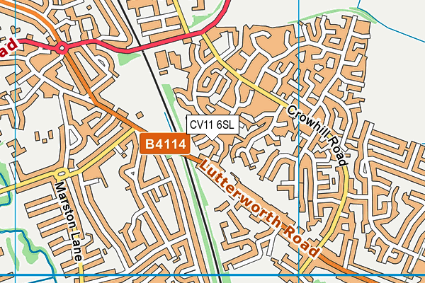 CV11 6SL map - OS VectorMap District (Ordnance Survey) CV11 6SL map - OS VectorMap District (Ordnance Survey)