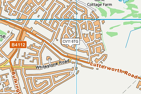 CV11 6TG map - OS VectorMap District (Ordnance Survey) CV11 6TG map - OS VectorMap District (Ordnance Survey)