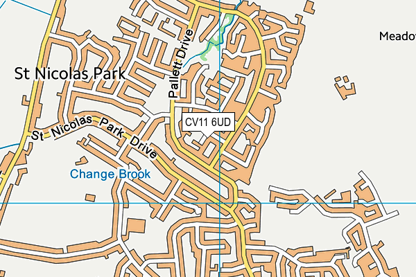 CV11 6UD map - OS VectorMap District (Ordnance Survey) CV11 6UD map - OS VectorMap District (Ordnance Survey)
