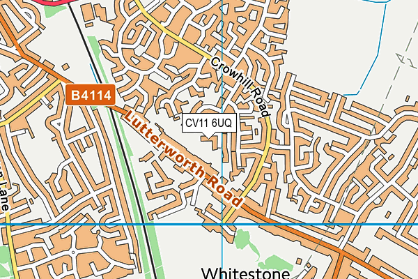 CV11 6UQ map - OS VectorMap District (Ordnance Survey) CV11 6UQ map - OS VectorMap District (Ordnance Survey)
