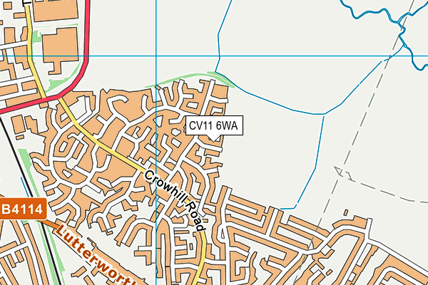 CV11 6WA map - OS VectorMap District (Ordnance Survey) CV11 6WA map - OS VectorMap District (Ordnance Survey)