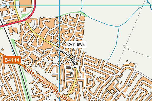 CV11 6WB map - OS VectorMap District (Ordnance Survey) CV11 6WB map - OS VectorMap District (Ordnance Survey)