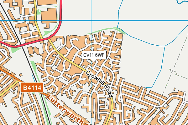 CV11 6WF map - OS VectorMap District (Ordnance Survey) CV11 6WF map - OS VectorMap District (Ordnance Survey)