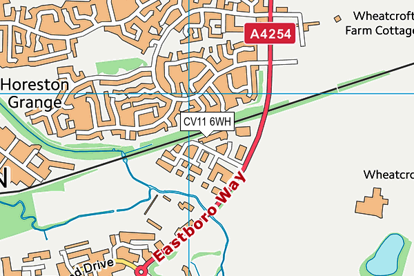 CV11 6WH map - OS VectorMap District (Ordnance Survey) CV11 6WH map - OS VectorMap District (Ordnance Survey)