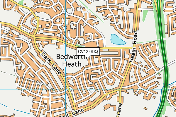 CV12 0DQ map - OS VectorMap District (Ordnance Survey) CV12 0DQ map - OS VectorMap District (Ordnance Survey)