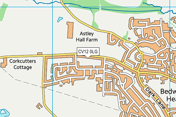 CV12 0LG map - OS VectorMap District (Ordnance Survey) CV12 0LG map - OS VectorMap District (Ordnance Survey)