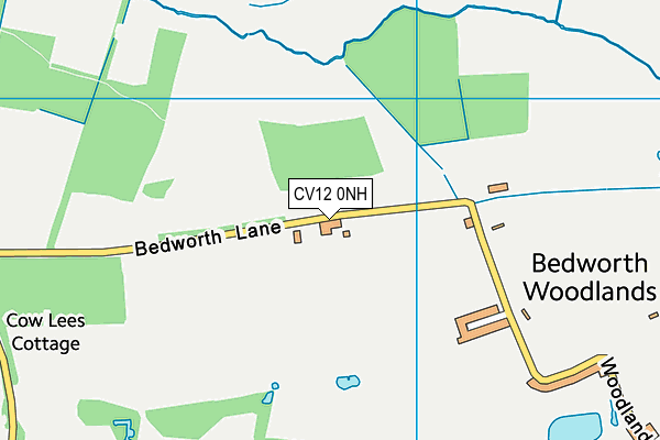 CV12 0NH map - OS VectorMap District (Ordnance Survey) CV12 0NH map - OS VectorMap District (Ordnance Survey)