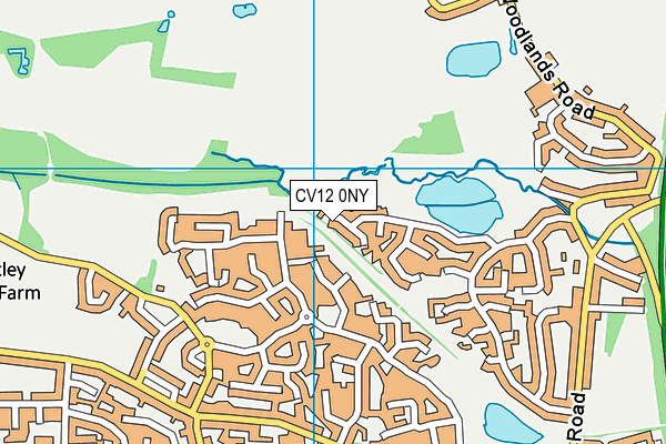 CV12 0NY map - OS VectorMap District (Ordnance Survey) CV12 0NY map - OS VectorMap District (Ordnance Survey)