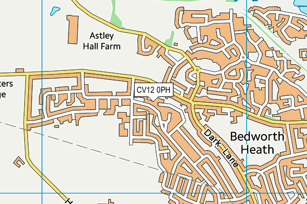 CV12 0PH map - OS VectorMap District (Ordnance Survey) CV12 0PH map - OS VectorMap District (Ordnance Survey)
