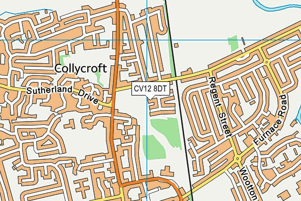 CV12 8DT map - OS VectorMap District (Ordnance Survey) CV12 8DT map - OS VectorMap District (Ordnance Survey)