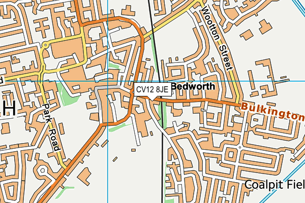 CV12 8JE map - OS VectorMap District (Ordnance Survey) CV12 8JE map - OS VectorMap District (Ordnance Survey)