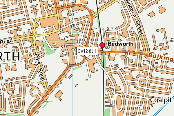 CV12 8JH map - OS VectorMap District (Ordnance Survey) CV12 8JH map - OS VectorMap District (Ordnance Survey)