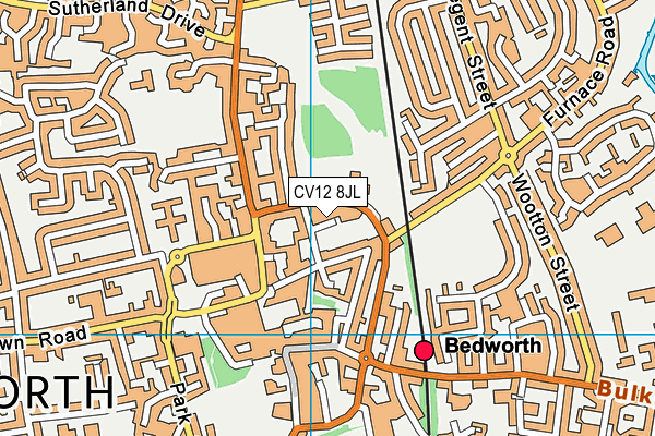 CV12 8JL map - OS VectorMap District (Ordnance Survey) CV12 8JL map - OS VectorMap District (Ordnance Survey)