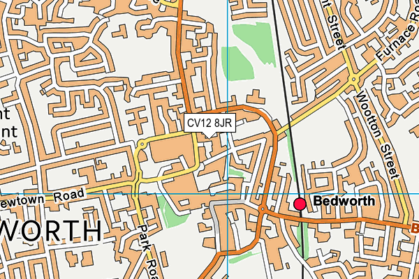 CV12 8JR map - OS VectorMap District (Ordnance Survey) CV12 8JR map - OS VectorMap District (Ordnance Survey)