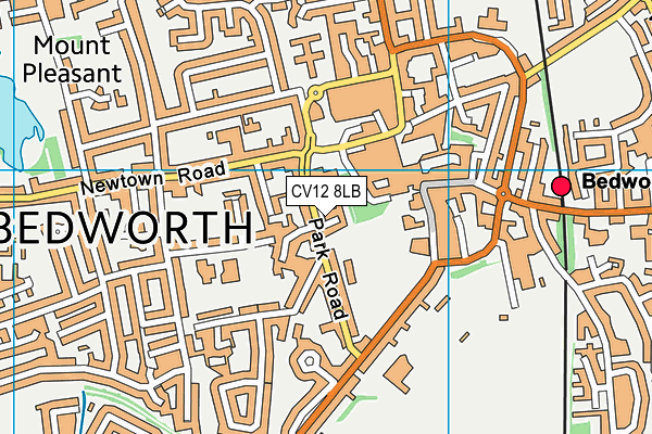 CV12 8LB map - OS VectorMap District (Ordnance Survey) CV12 8LB map - OS VectorMap District (Ordnance Survey)