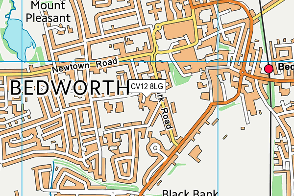 CV12 8LG map - OS VectorMap District (Ordnance Survey) CV12 8LG map - OS VectorMap District (Ordnance Survey)