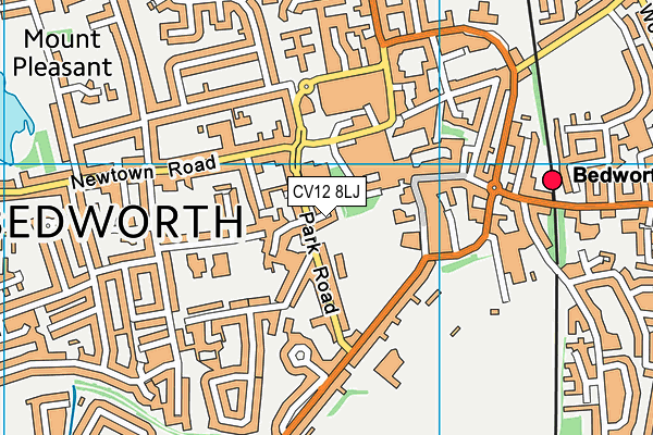 CV12 8LJ map - OS VectorMap District (Ordnance Survey) CV12 8LJ map - OS VectorMap District (Ordnance Survey)