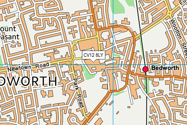 CV12 8LY map - OS VectorMap District (Ordnance Survey) CV12 8LY map - OS VectorMap District (Ordnance Survey)