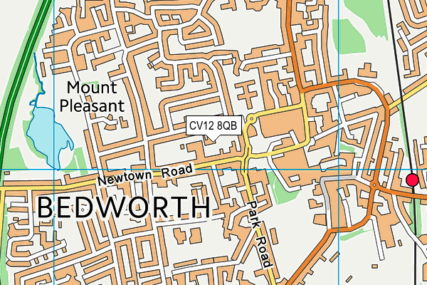 CV12 8QB map - OS VectorMap District (Ordnance Survey) CV12 8QB map - OS VectorMap District (Ordnance Survey)