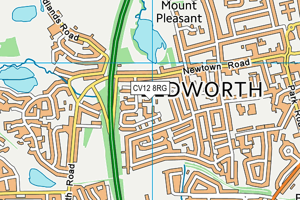 CV12 8RG map - OS VectorMap District (Ordnance Survey) CV12 8RG map - OS VectorMap District (Ordnance Survey)