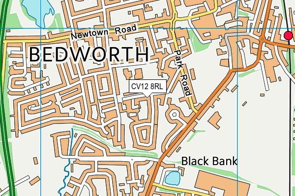 CV12 8RL map - OS VectorMap District (Ordnance Survey) CV12 8RL map - OS VectorMap District (Ordnance Survey)