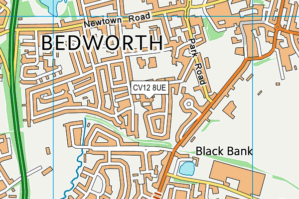 CV12 8UE map - OS VectorMap District (Ordnance Survey) CV12 8UE map - OS VectorMap District (Ordnance Survey)