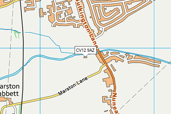 CV12 9AZ map - OS VectorMap District (Ordnance Survey) CV12 9AZ map - OS VectorMap District (Ordnance Survey)