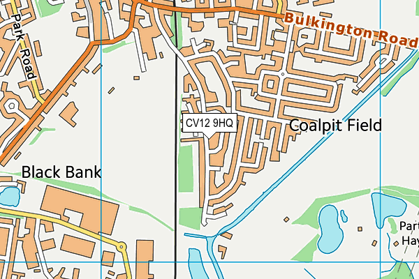 CV12 9HQ map - OS VectorMap District (Ordnance Survey) CV12 9HQ map - OS VectorMap District (Ordnance Survey)