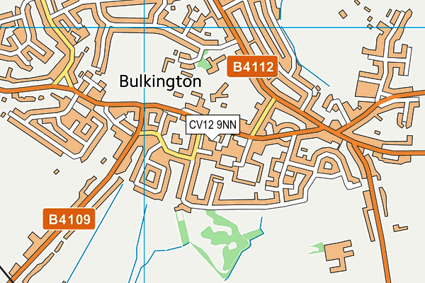 CV12 9NN map - OS VectorMap District (Ordnance Survey) CV12 9NN map - OS VectorMap District (Ordnance Survey)