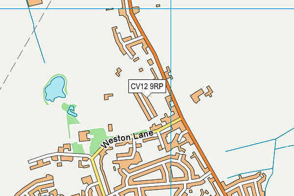 CV12 9RP map - OS VectorMap District (Ordnance Survey) CV12 9RP map - OS VectorMap District (Ordnance Survey)