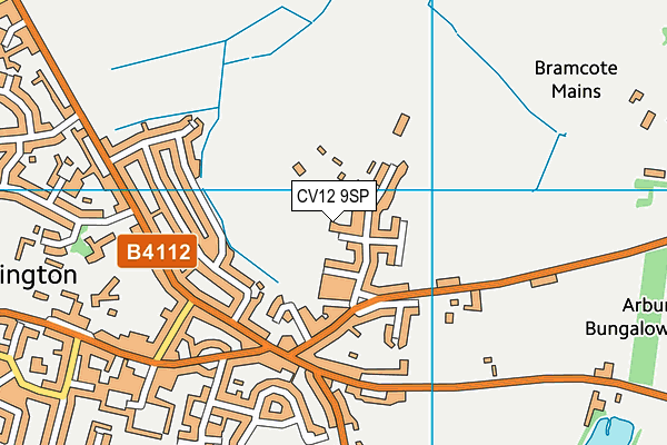 CV12 9SP map - OS VectorMap District (Ordnance Survey) CV12 9SP map - OS VectorMap District (Ordnance Survey)