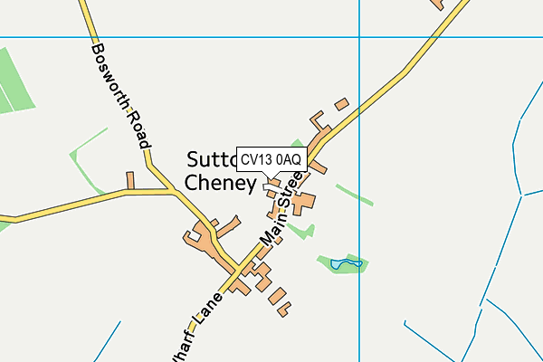 CV13 0AQ map - OS VectorMap District (Ordnance Survey) CV13 0AQ map - OS VectorMap District (Ordnance Survey)