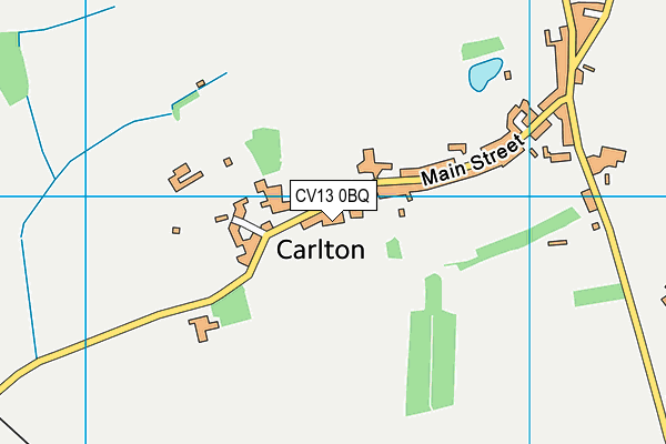 CV13 0BQ map - OS VectorMap District (Ordnance Survey) CV13 0BQ map - OS VectorMap District (Ordnance Survey)
