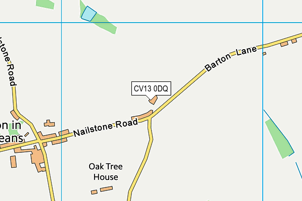 CV13 0DQ map - OS VectorMap District (Ordnance Survey) CV13 0DQ map - OS VectorMap District (Ordnance Survey)
