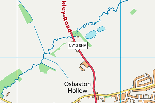 CV13 0HP map - OS VectorMap District (Ordnance Survey) CV13 0HP map - OS VectorMap District (Ordnance Survey)