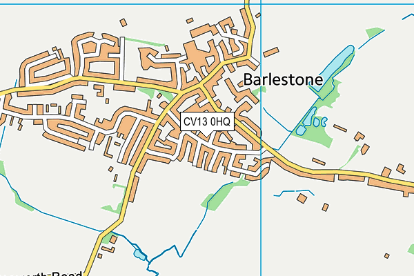CV13 0HQ map - OS VectorMap District (Ordnance Survey) CV13 0HQ map - OS VectorMap District (Ordnance Survey)