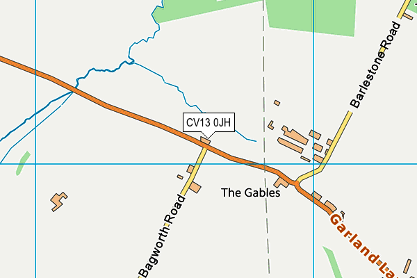 CV13 0JH map - OS VectorMap District (Ordnance Survey) CV13 0JH map - OS VectorMap District (Ordnance Survey)