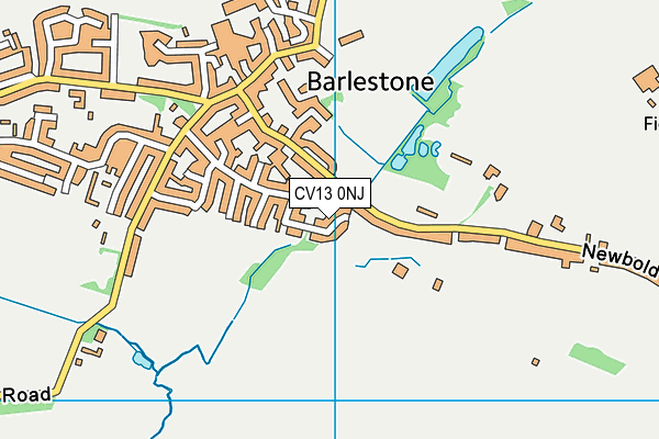 CV13 0NJ map - OS VectorMap District (Ordnance Survey) CV13 0NJ map - OS VectorMap District (Ordnance Survey)