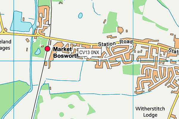 CV13 0NX map - OS VectorMap District (Ordnance Survey) CV13 0NX map - OS VectorMap District (Ordnance Survey)