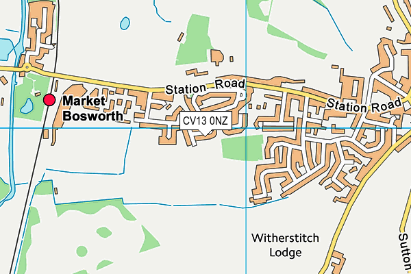 CV13 0NZ map - OS VectorMap District (Ordnance Survey) CV13 0NZ map - OS VectorMap District (Ordnance Survey)