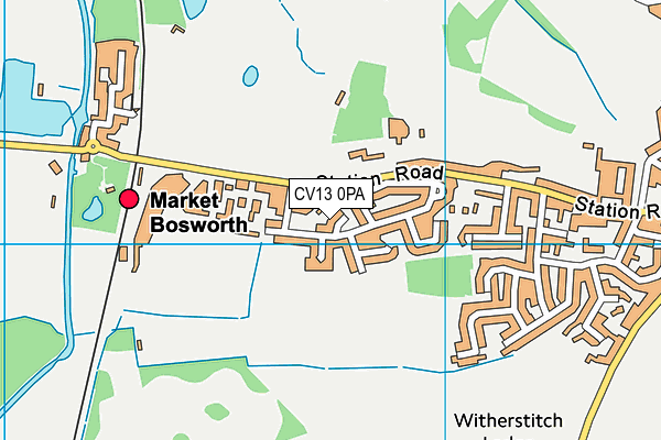 CV13 0PA map - OS VectorMap District (Ordnance Survey) CV13 0PA map - OS VectorMap District (Ordnance Survey)