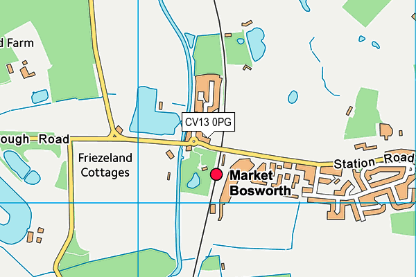 CV13 0PG map - OS VectorMap District (Ordnance Survey) CV13 0PG map - OS VectorMap District (Ordnance Survey)
