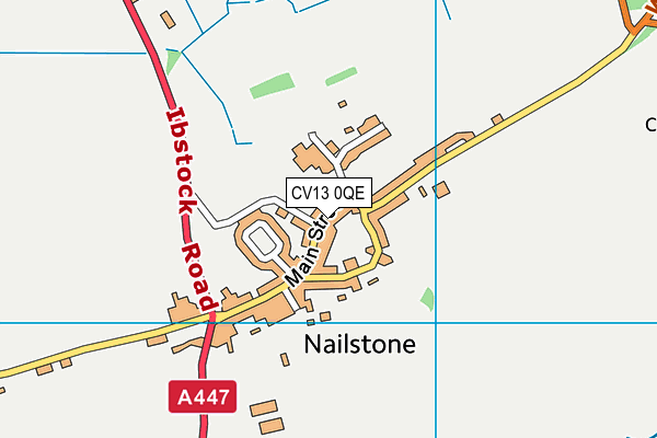 CV13 0QE map - OS VectorMap District (Ordnance Survey) CV13 0QE map - OS VectorMap District (Ordnance Survey)