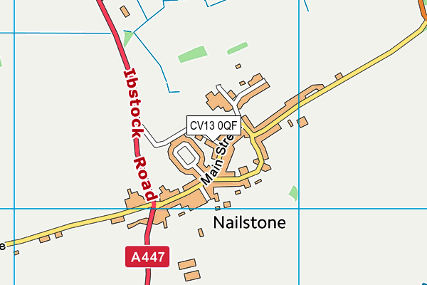 CV13 0QF map - OS VectorMap District (Ordnance Survey) CV13 0QF map - OS VectorMap District (Ordnance Survey)