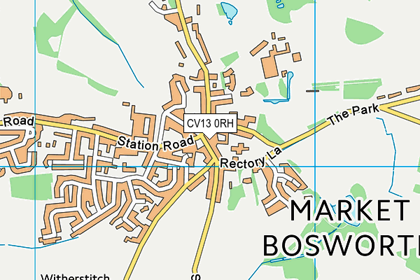 CV13 0RH map - OS VectorMap District (Ordnance Survey) CV13 0RH map - OS VectorMap District (Ordnance Survey)