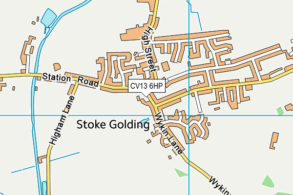 CV13 6HP map - OS VectorMap District (Ordnance Survey) CV13 6HP map - OS VectorMap District (Ordnance Survey)