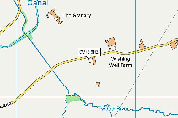 CV13 6HZ map - OS VectorMap District (Ordnance Survey) CV13 6HZ map - OS VectorMap District (Ordnance Survey)