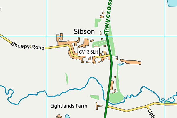 CV13 6LH map - OS VectorMap District (Ordnance Survey) CV13 6LH map - OS VectorMap District (Ordnance Survey)