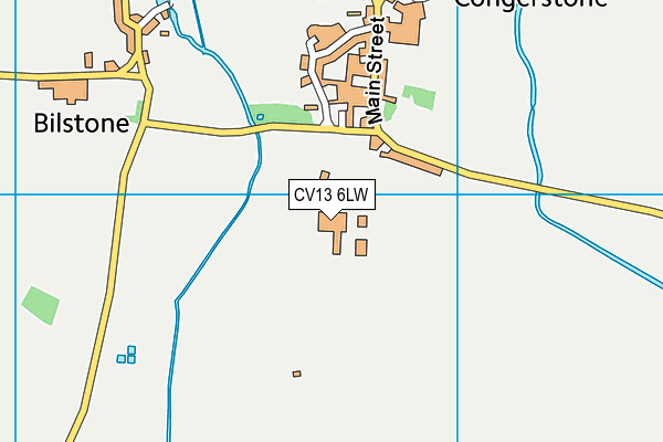CV13 6LW map - OS VectorMap District (Ordnance Survey) CV13 6LW map - OS VectorMap District (Ordnance Survey)