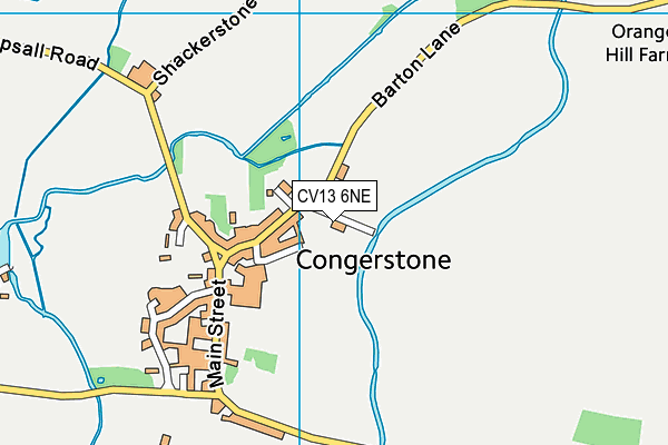 CV13 6NE map - OS VectorMap District (Ordnance Survey) CV13 6NE map - OS VectorMap District (Ordnance Survey)